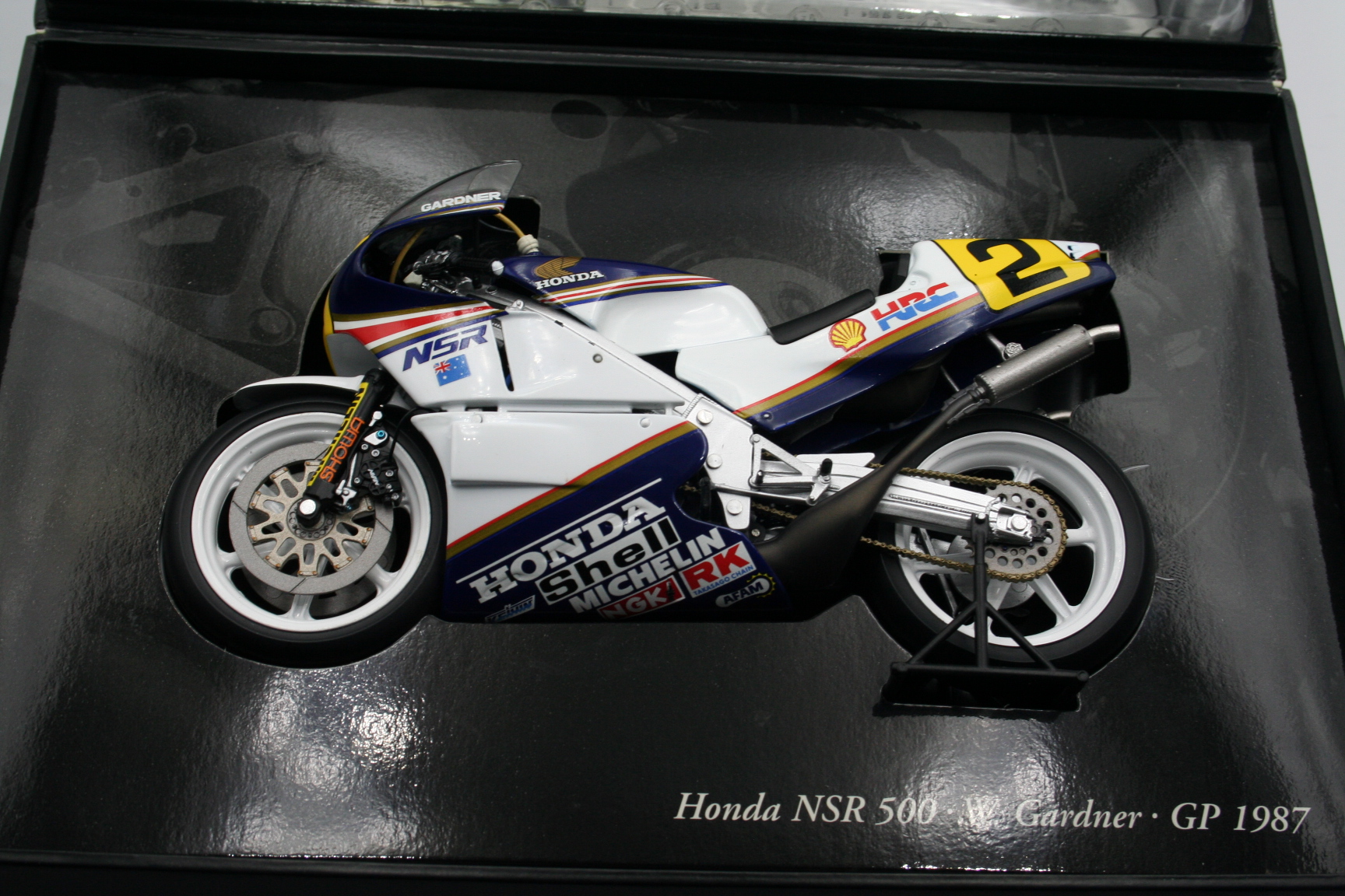 ミニチャンプ Honda NSR500 W. Gardner GP1987 www.moys.it