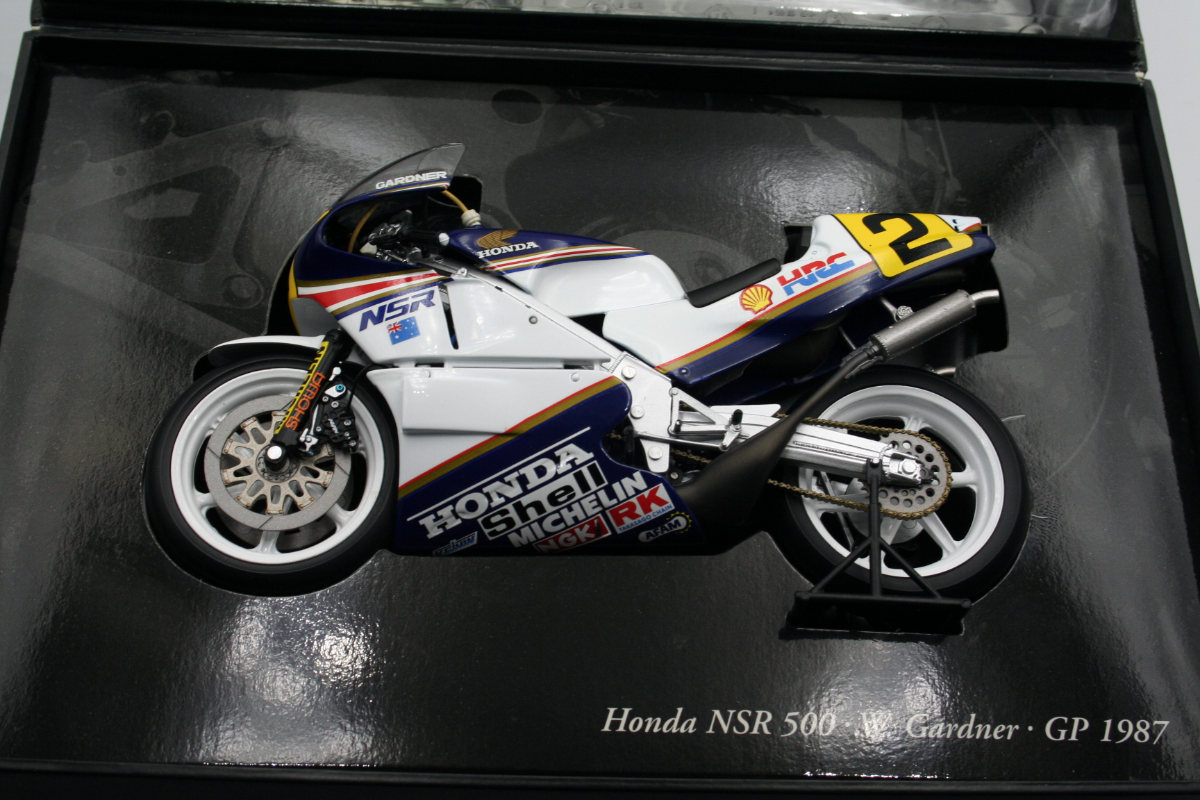 ミニチャンプ Honda NSR500 W. Gardner GP1987 ミニカー 販売最激安