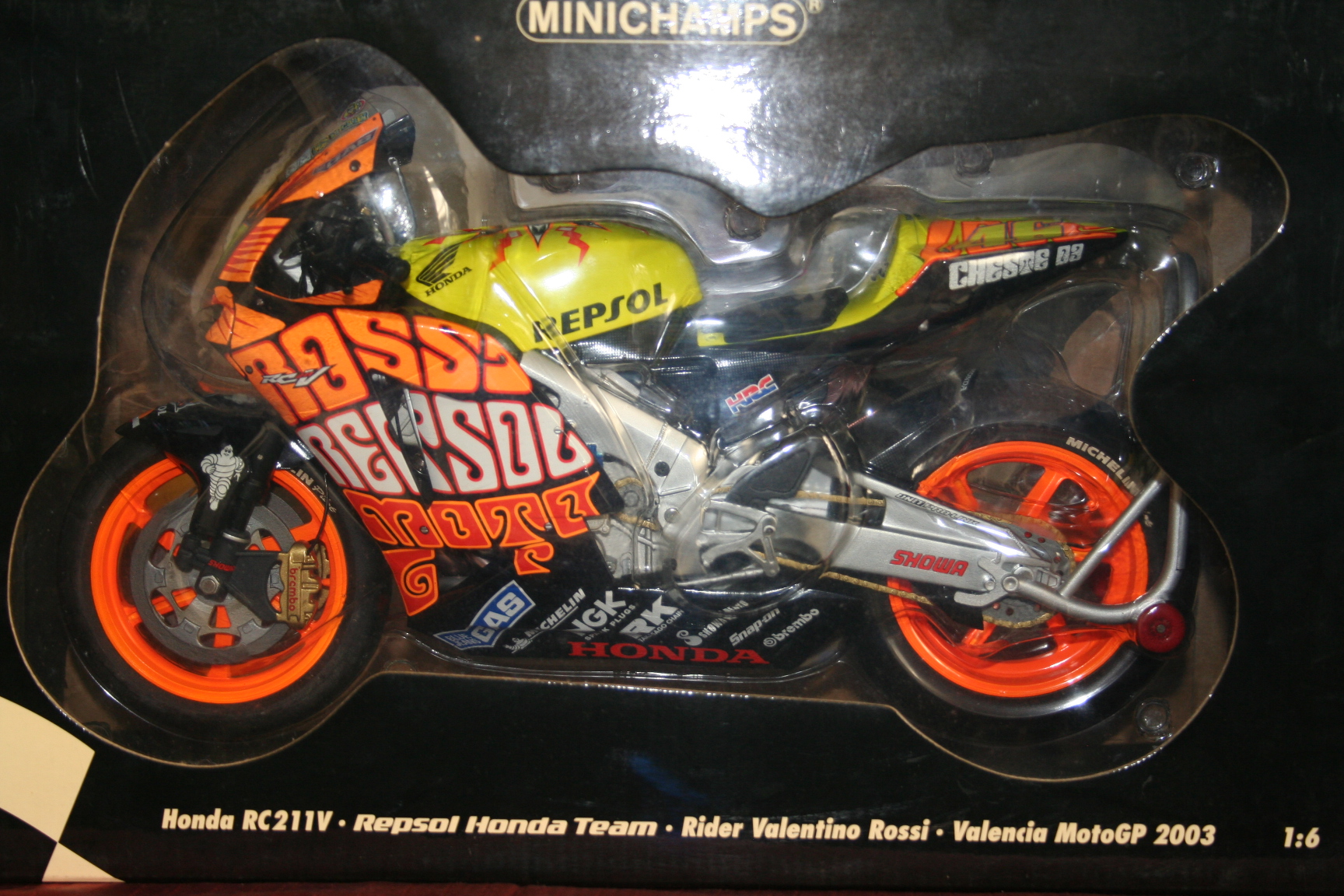 1/6 Honda RC211V Repsol MotoGP ミニチャンプス - ミニカー