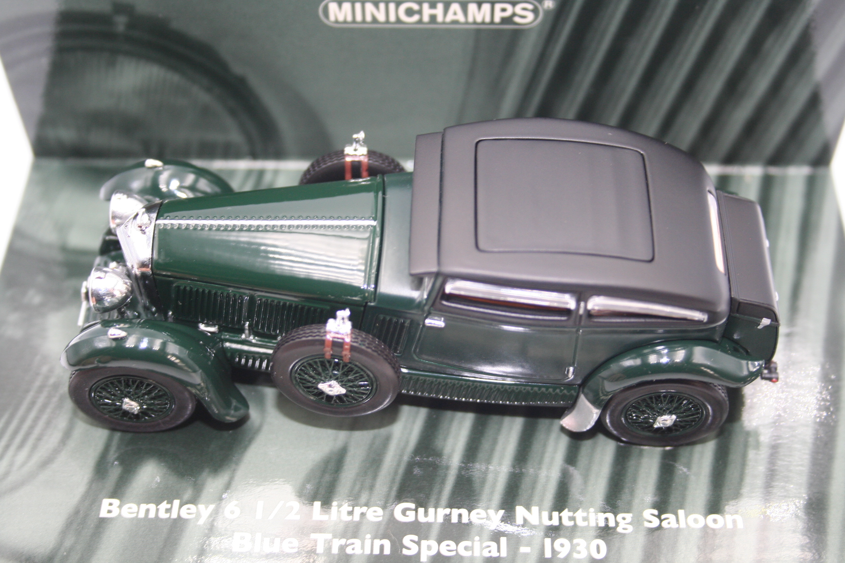 Minichamps Bentley 6.5 Litre Blue Train ミニカー | dretiennemaritz